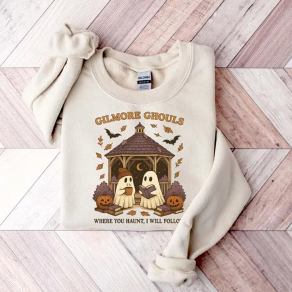 Gilmore Ghouls Sweatshirt – Cute Ghost Halloween Sweatshirt